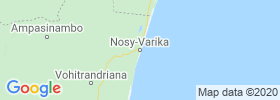 Nosy Varika map